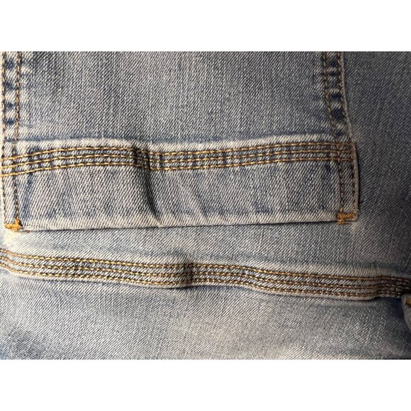 Gloria Vanderbilt capris 16 stretch blue denim comfortable summer flaw - Picture 15 of 15